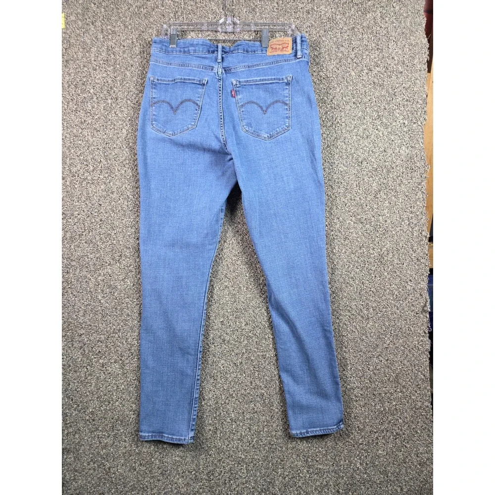 Levi 721 High Rise Skinny Jeans‎ Men 33 Blue Medium Wash Denim Pants